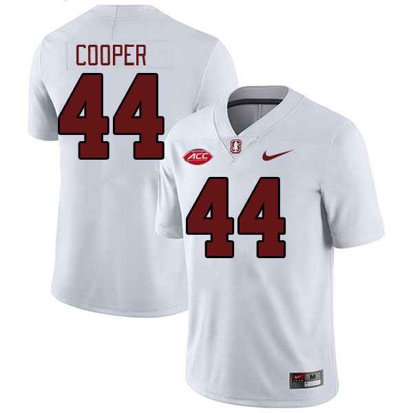 Men #44 Ernest Cooper Stanford Cardinal 2024 ACC Conference College Football Jerseys Stitched-White